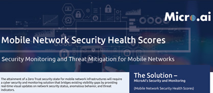 Mobile Network Security Health Scores