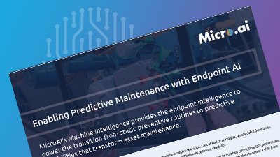 Enabling Predictive Maintenance with Endpoint AI