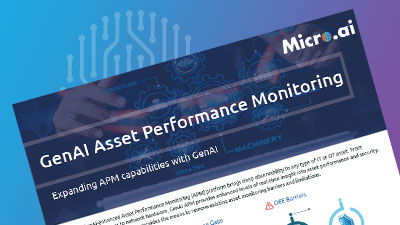GenAI Asset Performance Monitoring