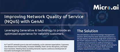 Improving Network Quality of Service (NQoS) with GenAI